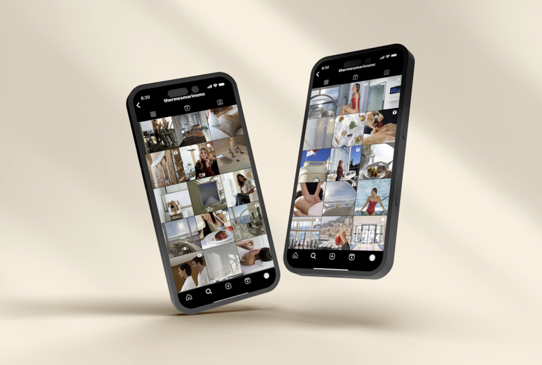 Gestion réseaux sociaux Instagram Les Thermes Marins Monaco - community management Studio Bojic